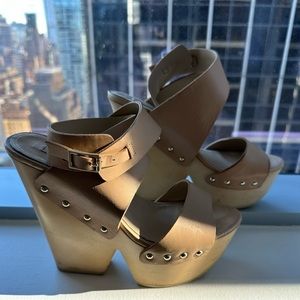 BCBG platform sandals
